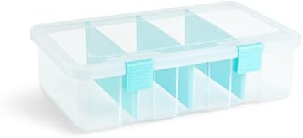 Bins & Things Storage Container with Organizers – 8 Compartments – Blue – Craft Storage/Craft Organizers and Storage – Bead Organizer Box/Art Supply Organizer post thumbnail image