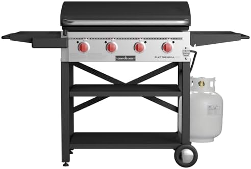 Camp Chef Flat Top 600 with Lid Hood – Flat Top Gas Grill with Griddle & Wind Deflectors for Outdoor Cooking Equipment post thumbnail image