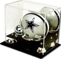 Cardboard Gold Deluxe Acrylic Football Mini Helmet Display Case with Mirrored Back post thumbnail image