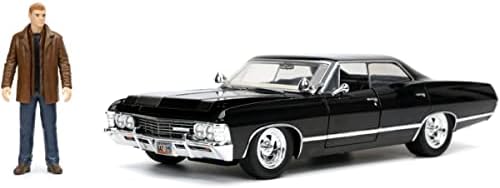 1967 Chevy Impala SS Sport Sedan Black & Dean Winchester Diecast Figurine Supernatural (2005-2020) TV Series 1/24 Diecast Model Car by Jada 32250, unisex post thumbnail image