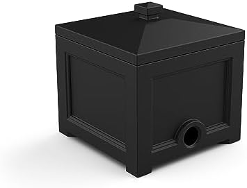 Mayne Fairfield Garden Hose Bin – Black – 17in L x 17in W x 18in H – Holds up to 100 ft. of standard garden hose (5858-B) post thumbnail image