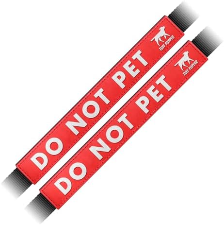 Tuff Pupper Waterproof Leash Sleeve | Fits Any Standard Size 1 Inch Wide Leash | Dual Sided Message | Durable Neoprene & Silicone | Odor & Stink Proof | Easy Velcro On & Off (2 Pack, Do Not Pet) post thumbnail image