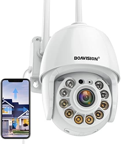 BOAVISION 5MP Security Camera Outdoor, Wireless WiFi IP Camera Home Security System 360° View,Motion Detection, auto Tracking,Two Way Talk,pan Tile Full Color Night Vision post thumbnail image