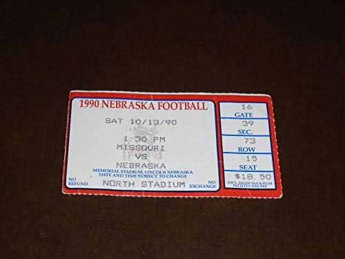 1990 NEBRASKA VS MIZZOU MISSOURI COLLEGE FOOTBALL TICKET STUB post thumbnail image