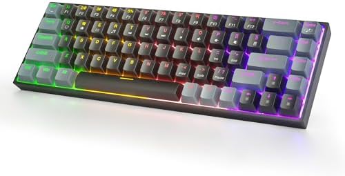 60% Percent Mechanical Gaming Keyboard, RGB Backlit 68 Keys Ultra-Compact Wired Keyboard with Detachable Type-C Cable, Full Anti-Ghost, Blue Switch Portable Mini Keyboard for Windows PC Mac Xbox Gamer post thumbnail image