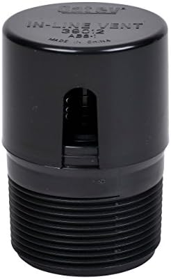 Oatey 39012 1.5 in. NPT ABS in-Line Vent, Black post thumbnail image