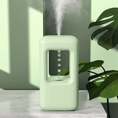 Humidifiers for Bedroom Large Room Home, Small Humidifier for Baby Nursery Plants, Quiet Mini Cute Cool Mist Air Humidifier Indoor Office 600ml, Anti-Gravity Water Drip, Easy to Clean, Green post thumbnail image