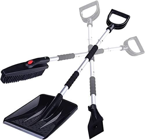 Zone Tech Car 3-in-1 Replaceable Heads Snow Brush Kit – Portable Snow Removal Shovel, Ice Scraper, and Snow Brush Car Set post thumbnail image