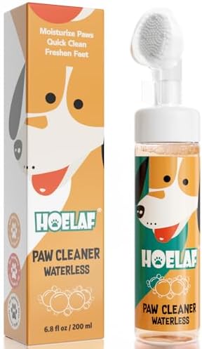 Dog Paw Cleaner, No-Rinse Foaming Cleanser, Moisturizing & Deodorizing Paw Wash with Silicone Bristle Brush, Provide a Deep Clean, Easy & Portable Paw Cleaner for Dogs, 6.8 Fl Oz post thumbnail image