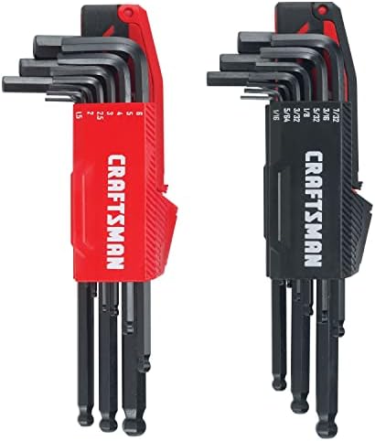 CRAFTSMAN Hex Key Allen Wrench Set with Ball-End, SAE/MM, 20 Piece (CMHT26020) post thumbnail image