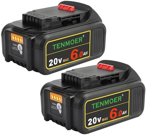 2 Pack 6.0Ah Compatible with Dewalt 20V 6.0Ah Battery Replacement for Dewalt 20V Max Batteries DCB206-2 post thumbnail image