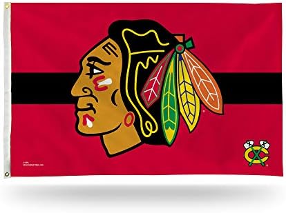 NHL Rico Industries Stripe 3′ x 5′ Banner Flag Single Sided – Indoor or Outdoor – Home Décor – Great Gift Item for Fans (Chicago Blackhawks) post thumbnail image