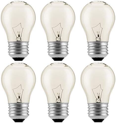 Oven Light Bulbs，Appliance Oven Refrigerator Bulbs,120V 40 Watt Lava Lamp Reflector，A15 Shape，E26 Base，Reflector Type (6) post thumbnail image