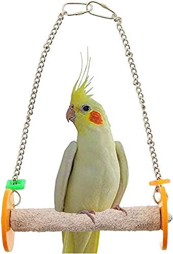 Roll Swing and Perch Bird Toys – Keeps Nails and Beak in Top Condition – Handmade Pet Supplies – Safe and Non-Toxic Bird Cages Accessories – Parrot Toys (4.5″ Orange XS) post thumbnail image