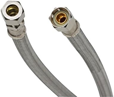 Fluidmaster B8F12 Faucet Connector, Braided Stainless Steel – 3/8 Female Compression Thread x 3/8 O.D. Copper Tubing Coupling, 12-Inch Length post thumbnail image