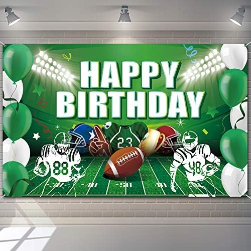 Football Birthday Party Backdrop Decorations Football Birthday Banner Super Football Bowl Game Day Sports Fan Supplies Football Themed Boy Birthday Party Favors Photo Booth Props Wall Hanging post thumbnail image