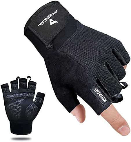 ATERCEL Workout Gloves for Men and Women, Exercise Gloves for Weight Lifting, Cycling, Gym, Training, Breathable and Snug fit post thumbnail image