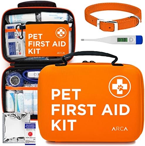 Cat & Dog First Aid Kit Home Office Travel Car First Aid Kit Emergency Kit Dog Travel Kit – Dog Camping Essentials 100 Pieces with Thermometer and Mini First Aid Pouch & Emergency Collar post thumbnail image