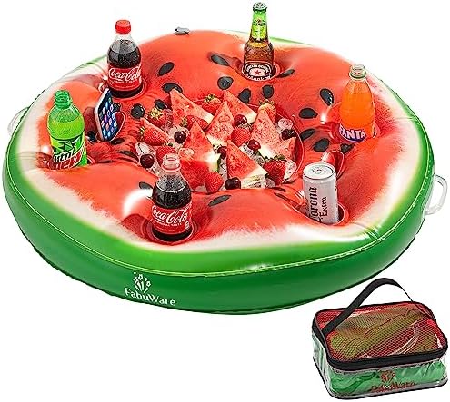 Pool Prink Holder Floating Pool Trey for Adults and Family Fun, Floating ice Chest for River hot tub, Pool Accessories, Durable Quality Pool Party Game time (Watermelon) post thumbnail image