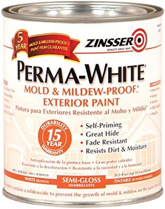 Rust-Oleum Zinsser 31.5 fl oz. PermaWhite Exterior Semi-Gloss post thumbnail image