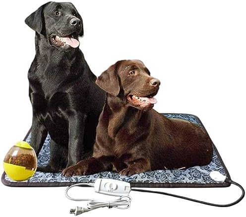 Dog Heating Pad Heated Dog Bed,Large Heated Cat Bed Chew Heat Pad Resistant Cord Indoor Dog Warming Bed New Born Puppy Whelping Box Blanket Pet Heated Bed post thumbnail image