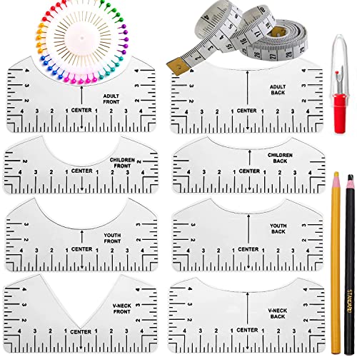 10 Packs Tshirt Ruler Guide Heat Press,T-Shirt Alignment Ruler Guide Tool Cricut Maker Transfer Vinyl HTV Sewing Accessories Supplies Cricut Easy Press Cricut Mug Tool (LBttnny tshirt rule) post thumbnail image