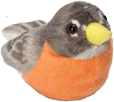 Wild Republic Audubon, American Robin Plush Authentic Sound, Stuffed Animal, Bird Toys for Kids, American Robin post thumbnail image