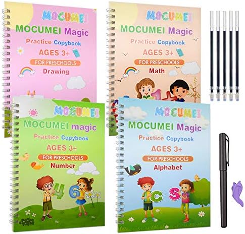 Magic Reusable Copybook for Kids Age 3-5 Calligraphy Simple Hand Lettering Writing Practice Book post thumbnail image