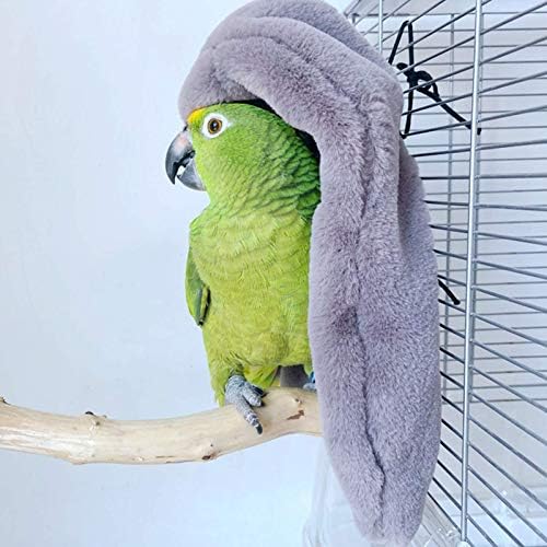 Corner Fleece Bird Blanket,Bird Blanket for Cage,Cozy for Birds,Parrot Cage Snuggle Hut Warm Bird Nest House Bed for Parrots,Small Conures, Lovebirds and Cockatiels S post thumbnail image