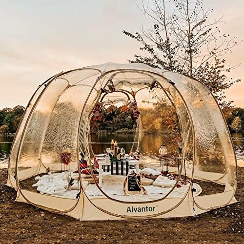 Alvantor Pop Up Bubble Tent – Large Oversize Weather Proof Pod – Cold Protection Camping Tent – Beige 9019 new3 post thumbnail image