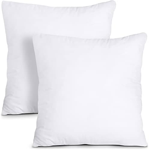 Utopia Bedding Throw Pillows Insert (Pack of 2, White) – 18 x 18 Inches Bed and Couch Pillows – Indoor Decorative Pillows post thumbnail image