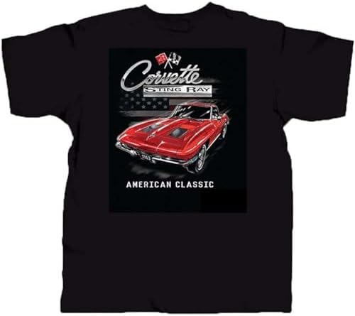 Apparel Men’s Graphic T-Shirt, Classic 1963 Stingray – Officially Licensed Chevy Tee, Gift for Sports Car Lover post thumbnail image