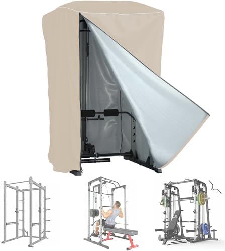 Power Cage Cover,Smith Machine Covers-Squat Rack Home Gym Accessories,Four Opening Zipper Outdoor and Indoor Universal Dustproof and Waterproof All Season Protective Cover(Cover Only) post thumbnail image