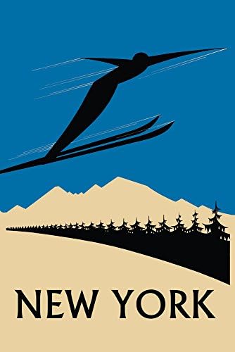 Canvas New York Speed Flying Ski Skiing Jumping Winter Sport Travel Vintage Poster Repro 16″ X 22″ Image Size ON Canvas Shipped Rolled We Have Other post thumbnail image