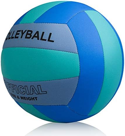 Volleyball Size 5 PU Leather Soft Indoor Outdoor Volleyballs Sports Training Game Play Ball for Beginner, Teenager, Adult, 8.2 post thumbnail image