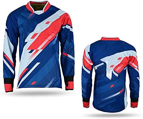 Nexo Long Sleeve Padded Lightweight Paintball Jersey Blue/Red – HU-1521 post thumbnail image