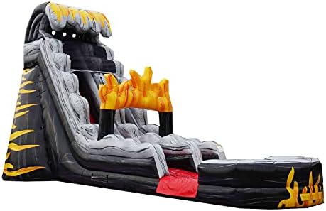 JumpOrange 19’ Flame Commercial Grade Water Slide with Splash Pool for Kids and Adults (with Blower), Outdoor Indoor, Wet Dry Use, Tall Inflatable post thumbnail image