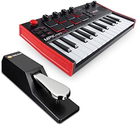 AKAI Professional MPK Mini Play MK3 and M-Audio SP-2 – MIDI Controller Bundle – 25-Key USB MIDI Keyboard Controller with Beat Pads, Sustain Pedal and Software Suite post thumbnail image