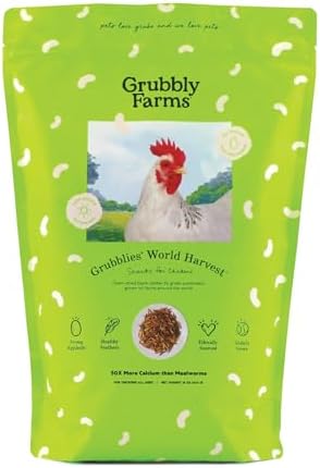 Grubblies Chicken Treats – Dried Black Soldier Fly Larvae – Chicken Feed Supplement with 50x Calcium, Natural Grubs for Chickens, Hens, Ducks – 1 LB post thumbnail image