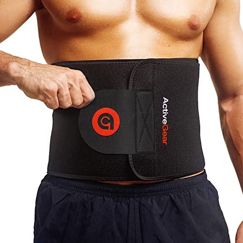 ActiveGear Waist Trimmer Belt Slim Body Sweat Wrap for Stomach and Back Lumbar Support post thumbnail image