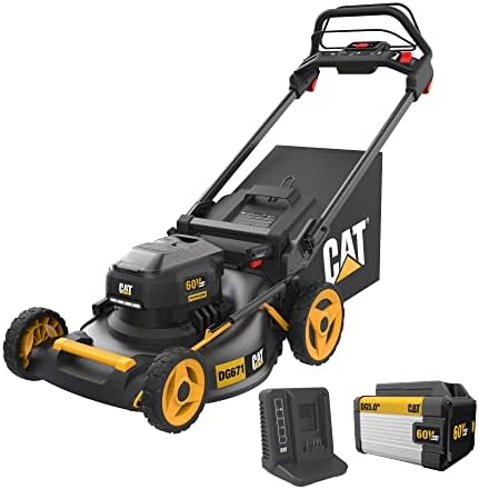 Cat DG671 60V 21” Self-Propelled Cordless Lawn Mower 3-In-1 Cutting Modes, Brushless Battery Lawn Mower with TorqLogic, Easy-Adapt Self-Propelled Lawn Mower – Battery & Charger Included post thumbnail image