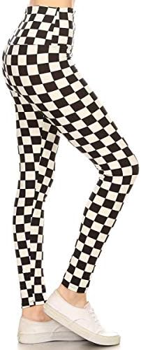 Leggings Depot High Waisted Checkered & Animal Print Leggings for Women – Regular, Plus, 1X3X, 3X5X post thumbnail image