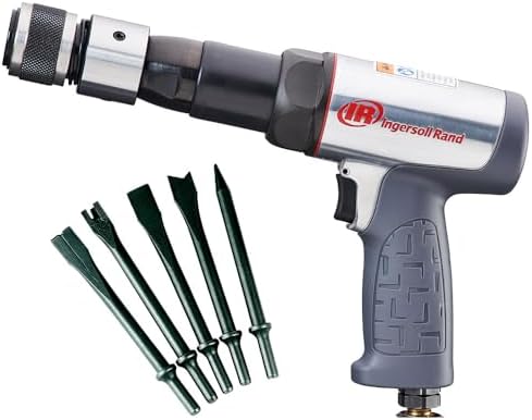 Ingersoll Rand 119MAXK Long Barrel Air Hammer Kit – 5 PC Chisel Set, Lightweight, Quiet, Compact, Powerful, Gray post thumbnail image