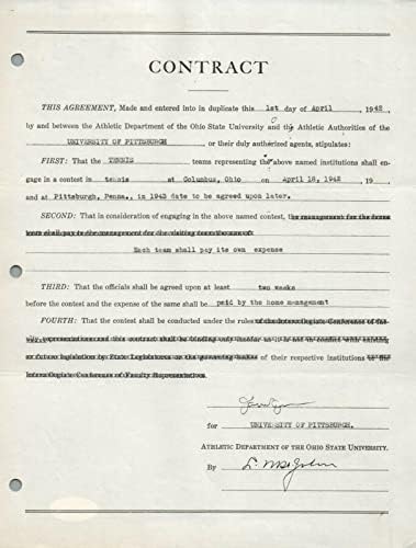 Lynn St John (dec 1950) Signed Contract Basketball HOF OSU Legend w/JSA Letter – NBA Cut Signatures post thumbnail image