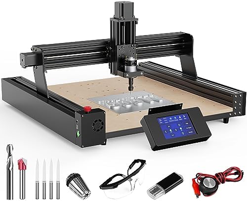 CNC Router Machine, 3-Axis CNC Machine TTC 450 Working Area 18.1 x 18.1 x 3.1inch for Engraving, Cutting MDF, Acrylic, Solid Wood, Nylon, PCB, Carbon Fiberboard, etc post thumbnail image