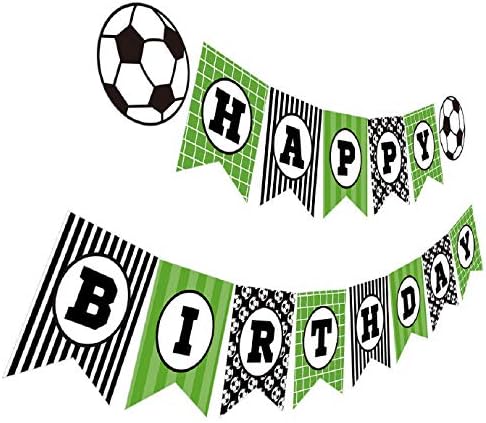 Soccer Birthday Banner, Soccer Theme Happy Bday Bunting Sign, Soccer Party Decoration post thumbnail image