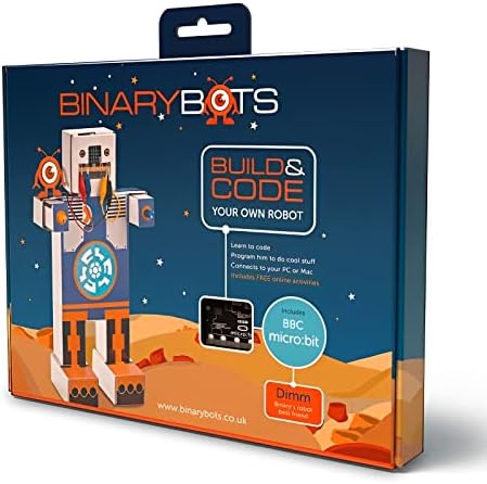 Binary Bots DIMM Smart Robot Kit with BBC Micro:bit Mini Computer – Teach Learning Coding – Educational Programming Cardboard Robots for Children Ages 8+ post thumbnail image