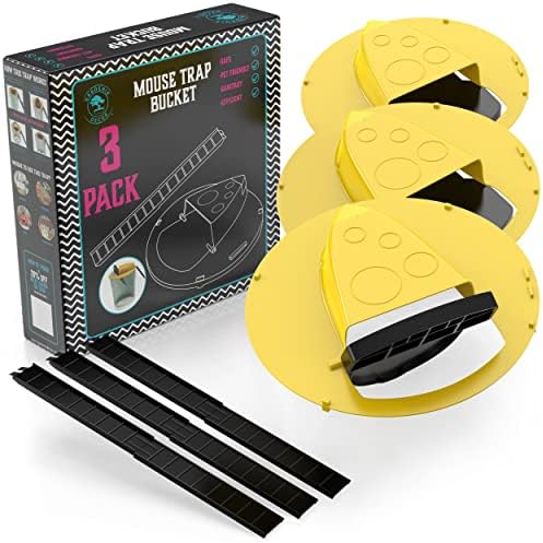 Mouse Trap Bucket- 5 Gallon Bucket Lid Mouse Rat Trap 3 Pack – Automatic Reset Flip and Slide Mouse Trap – Humane Mouse Rat Traps for Indoor Outdoor Use – Reusable Mouse Trap post thumbnail image