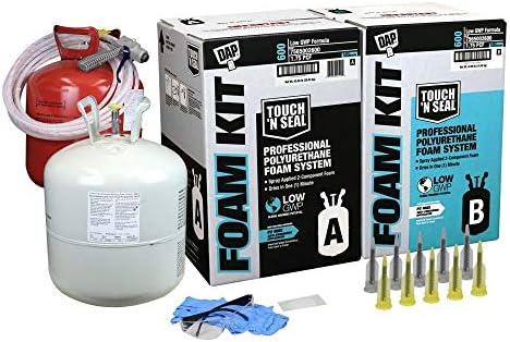 DAP 7565002600 Touch ‘n Seal 600 BF Low GWP 1.75 PCF FR ICC Closed Cell Spray Foam Insulation Kit with Pre-Connected Hoses post thumbnail image