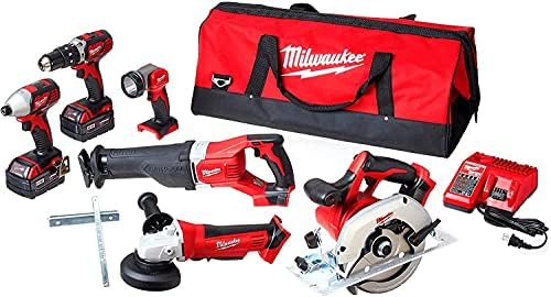 Milwaukee M18 Cordless LITHIUM-ION 6-Tool Combo Kit (2696-26) post thumbnail image